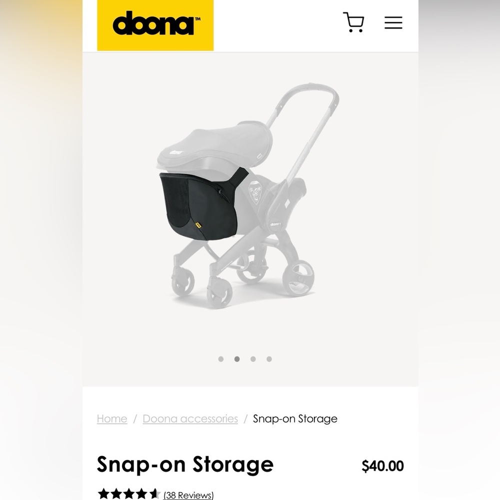 Doona stroller’s bag and insect net